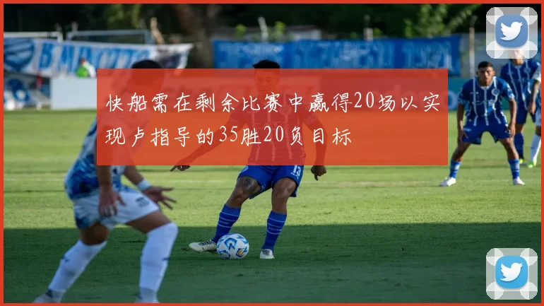 快船需在剩余比赛中赢得20场以实现卢指导的35胜20负目标